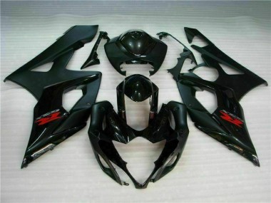 Schwarz 05-06 Suzuki GSXR 1000 Motorrad Verkleidungen