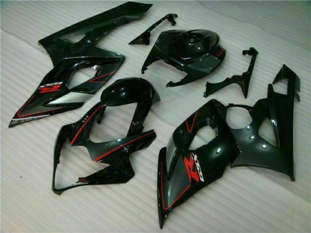 Schwarz 05-06 Suzuki GSXR 1000 Motorrad Vollverkleidung Schwarz 05-06 Suzuki GSXR 1000 Motorrad Vollverkleidung