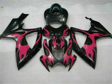Schwarz 06-07 Suzuki GSXR 600/750 Motor Verkleidung