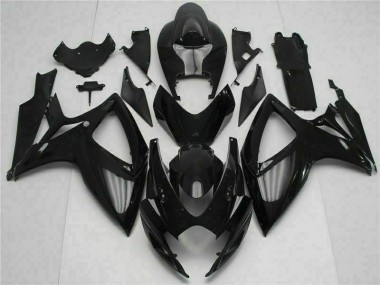 Schwarz 06-07 Suzuki GSXR 600/750 Motor Verkleidungen