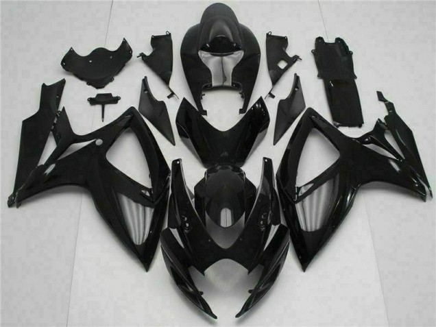 Schwarz 06-07 Suzuki GSXR 600/750 Motor Verkleidungen Schwarz 06-07 Suzuki GSXR 600/750 Motor Verkleidungen