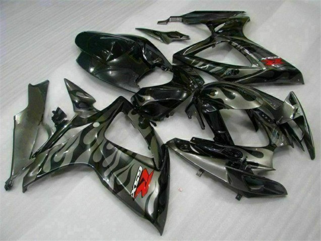 Schwarz 06-07 Suzuki GSXR 600/750 Motorrad Verkleidungen & Plastik Schwarz 06-07 Suzuki GSXR 600/750 Motorrad Verkleidungen & Plastik