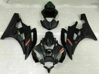 Schwarz 06-07 Yamaha YZF R6 Motor Verkleidung