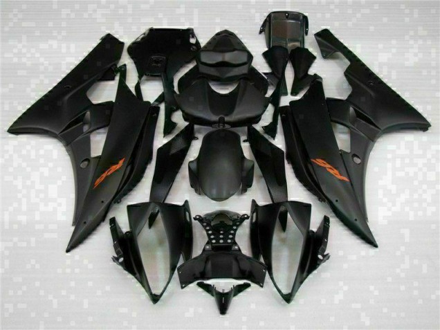 Schwarz 06-07 Yamaha YZF R6 Motor Verkleidungen Schwarz 06-07 Yamaha YZF R6 Motor Verkleidungen