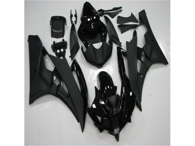 Schwarz 06-07 Yamaha YZF R6 Motorrad Verkleidung & Plastik Schwarz 06-07 Yamaha YZF R6 Motorrad Verkleidung & Plastik