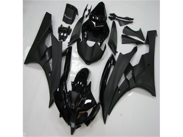 Schwarz 06-07 Yamaha YZF R6 Motorrad Verkleidung & Plastik Schwarz 06-07 Yamaha YZF R6 Motorrad Verkleidung & Plastik