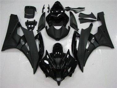Schwarz 06-07 Yamaha YZF R6 Motorrad Verkleidung & Plastik