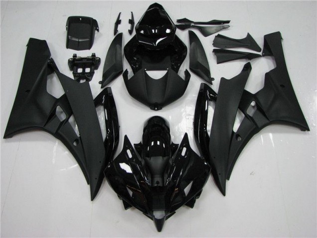 Schwarz 06-07 Yamaha YZF R6 Motorrad Verkleidung & Plastik Schwarz 06-07 Yamaha YZF R6 Motorrad Verkleidung & Plastik
