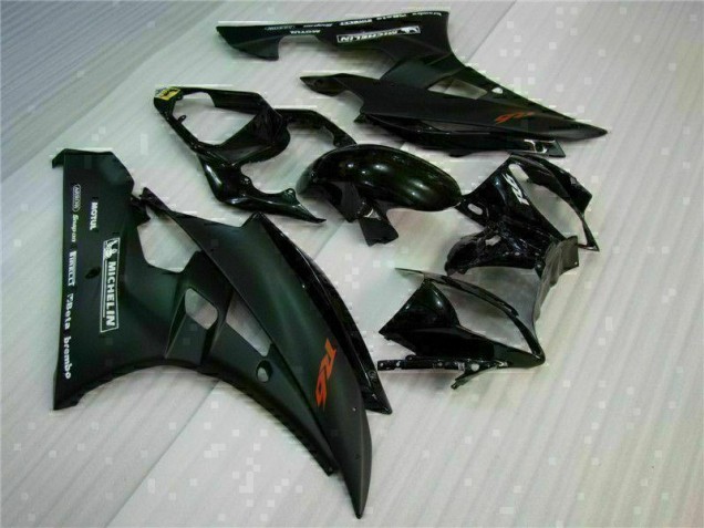 Schwarz 06-07 Yamaha YZF R6 Motorrad Vollverkleidung & Plastik Schwarz 06-07 Yamaha YZF R6 Motorrad Vollverkleidung & Plastik