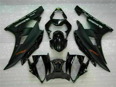 Schwarz 06-07 Yamaha YZF R6 Motorrad Vollverkleidung & Plastik