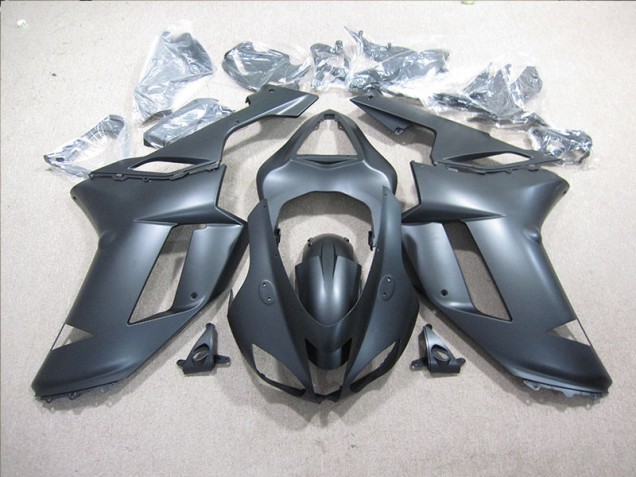 Schwarz 07-08 Kawasaki ZX6R Motorrad Verkleidung Komplett Sets Schwarz 07-08 Kawasaki ZX6R Motorrad Verkleidung Komplett Sets