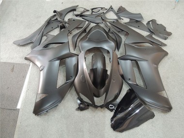 Schwarz 07-08 Kawasaki ZX6R Motorrad Verkleidung & Plastik
