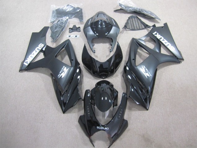 Schwarz 07-08 Suzuki GSXR 1000 Motorrad Vollverkleidung Schwarz 07-08 Suzuki GSXR 1000 Motorrad Vollverkleidung
