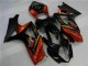 Schwarz 07-08 Suzuki GSXR 1000 Motorrad Vollverkleidung & Plastik Schwarz 07-08 Suzuki GSXR 1000 Motorrad Vollverkleidung & Plastik