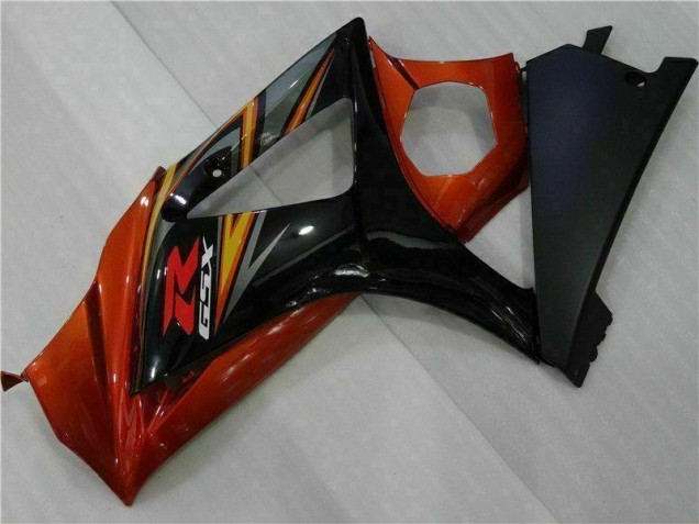 Schwarz 07-08 Suzuki GSXR 1000 Motorrad Vollverkleidung & Plastik Schwarz 07-08 Suzuki GSXR 1000 Motorrad Vollverkleidung & Plastik