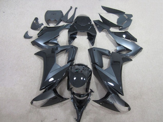 Schwarz 08-10 Kawasaki ZX10R Motorrad Verkleidung Schwarz 08-10 Kawasaki ZX10R Motorrad Verkleidung