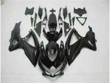 Schwarz 08-10 Suzuki GSXR 600/750 Motorrad Verkleidung & Plastik