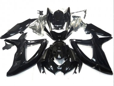 Schwarz 08-10 Suzuki GSXR 750 Motorrad Verkleidung