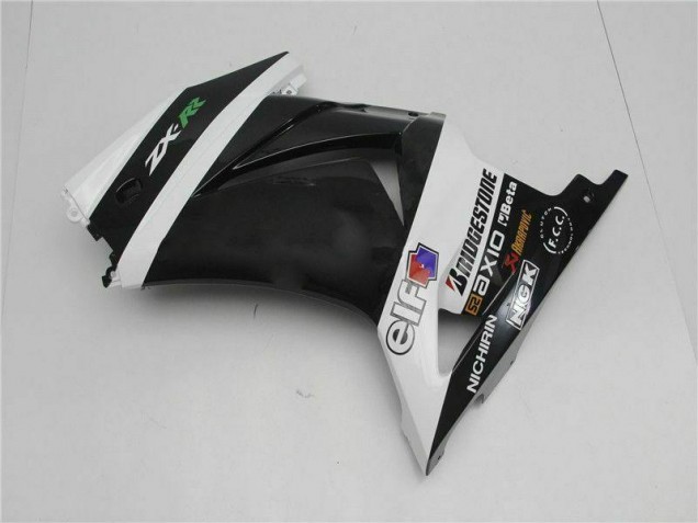Schwarz 08-12 Kawasaki EX250 Motorrad Verkleidung Schwarz 08-12 Kawasaki EX250 Motorrad Verkleidung
