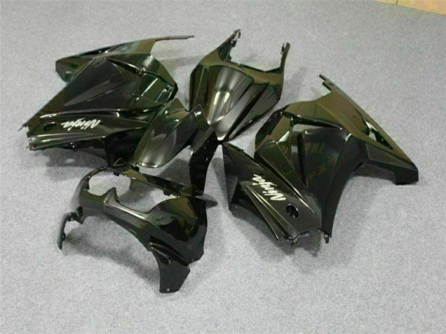 Schwarz 08-12 Kawasaki EX250 Motorrad Vollverkleidung Schwarz 08-12 Kawasaki EX250 Motorrad Vollverkleidung