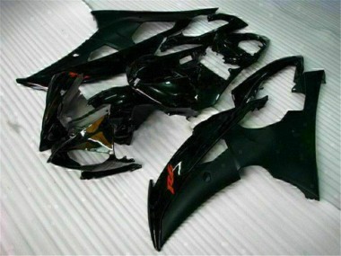Schwarz 08-16 Yamaha YZF R6 Motorrad Vollverkleidung