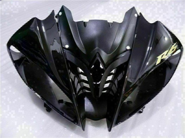 Schwarz 08-16 Yamaha YZF R6 Motorrad Vollverkleidung & Plastik Schwarz 08-16 Yamaha YZF R6 Motorrad Vollverkleidung & Plastik