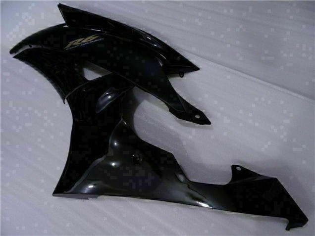 Schwarz 08-16 Yamaha YZF R6 Motorrad Vollverkleidung & Plastik Schwarz 08-16 Yamaha YZF R6 Motorrad Vollverkleidung & Plastik