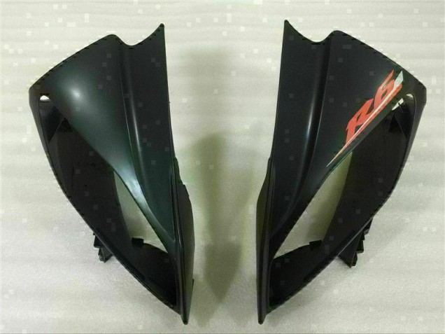 Schwarz 08-16 Yamaha YZF R6 Motorradverkleidung Plastik Kits Schwarz 08-16 Yamaha YZF R6 Motorradverkleidung Plastik Kits