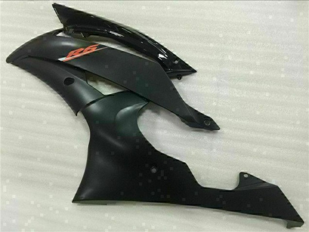 Schwarz 08-16 Yamaha YZF R6 Motorradverkleidung Plastik Kits Schwarz 08-16 Yamaha YZF R6 Motorradverkleidung Plastik Kits