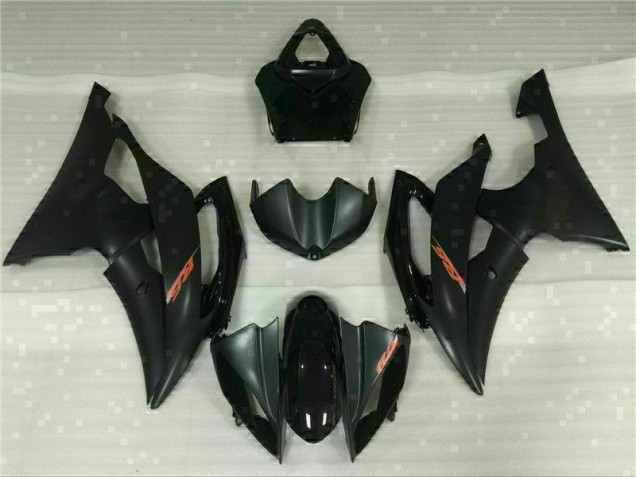 Schwarz 08-16 Yamaha YZF R6 Motorradverkleidung Plastik Kits Schwarz 08-16 Yamaha YZF R6 Motorradverkleidung Plastik Kits