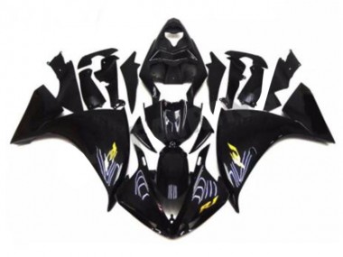 Schwarz 09-11 Yamaha YZF R1 Motorrad Verkleidung