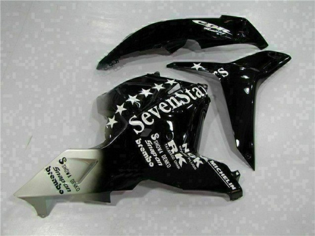 Schwarz 09-12 Honda CBR600RR Motorrad Verkleidung & Plastik Schwarz 09-12 Honda CBR600RR Motorrad Verkleidung & Plastik