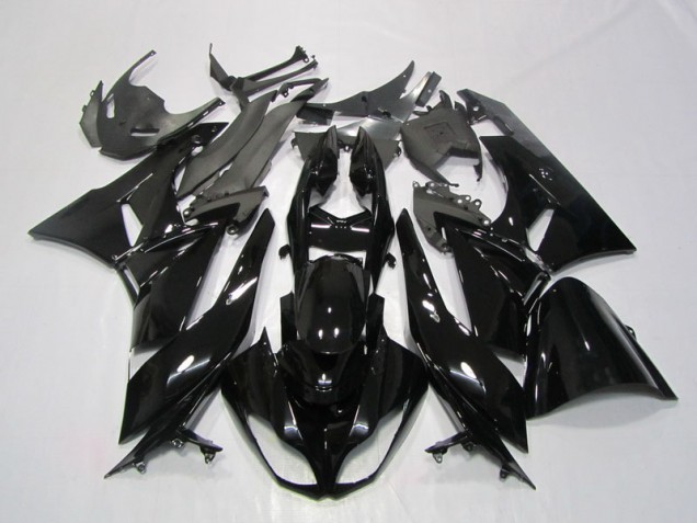 Schwarz 09-12 Kawasaki ZX6R Motorrad Verkleidung Schwarz 09-12 Kawasaki ZX6R Motorrad Verkleidung
