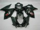 Schwarz 09-16 Suzuki GSXR 1000 Motor Verkleidung