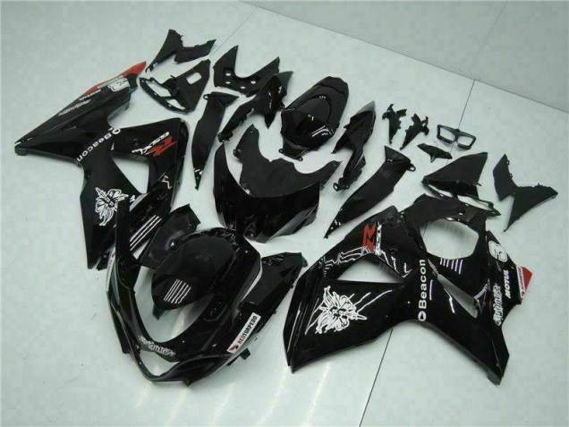Schwarz 09-16 Suzuki GSXR 1000 Motorrad Verkleidung & Plastik Schwarz 09-16 Suzuki GSXR 1000 Motorrad Verkleidung & Plastik