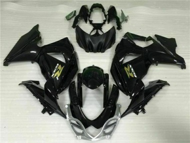 Schwarz 09-16 Suzuki GSXR 1000 Motorrad Vollverkleidung