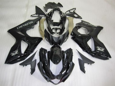 Schwarz 09-16 Suzuki GSXR 1000 Motorrad Vollverkleidung & Plastik