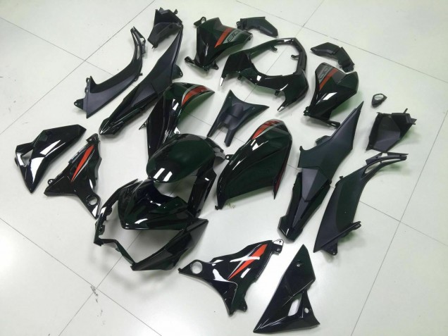 Schwarz 13-16 Kawasaki Z800 Motorrad Verkleidung Schwarz 13-16 Kawasaki Z800 Motorrad Verkleidung