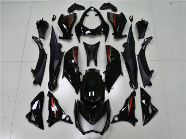 Schwarz 13-16 Kawasaki Z800 Motorrad Verkleidung