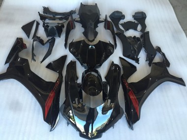 Schwarz 15-19 Yamaha YZF R1 Motorrad Verkleidung