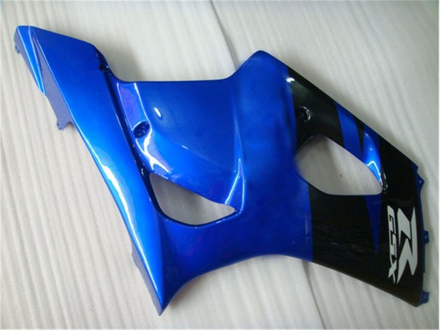 Schwarz Blau 03-04 Suzuki GSXR 1000 Motorrad Verkleidung Schwarz Blau 03-04 Suzuki GSXR 1000 Motorrad Verkleidung