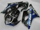 Schwarz Blau 03-04 Suzuki GSXR 1000 Motorrad Verkleidung & Plastik Schwarz Blau 03-04 Suzuki GSXR 1000 Motorrad Verkleidung & Plastik