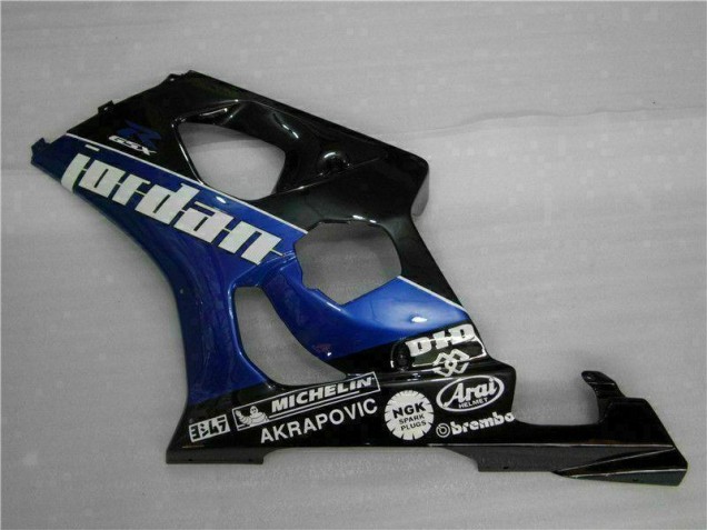 Schwarz Blau 03-04 Suzuki GSXR 1000 Motorrad Verkleidung & Plastik Schwarz Blau 03-04 Suzuki GSXR 1000 Motorrad Verkleidung & Plastik