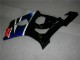 Schwarz Blau 03-04 Suzuki GSXR 1000 Motorrad Verkleidungen Schwarz Blau 03-04 Suzuki GSXR 1000 Motorrad Verkleidungen
