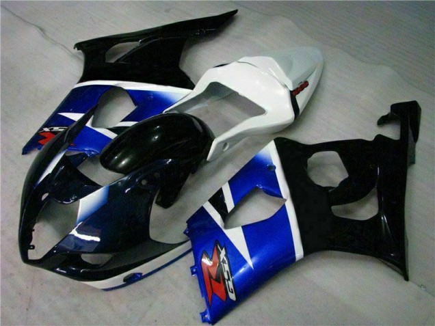 Schwarz Blau 03-04 Suzuki GSXR 1000 Motorrad Vollverkleidung Schwarz Blau 03-04 Suzuki GSXR 1000 Motorrad Vollverkleidung