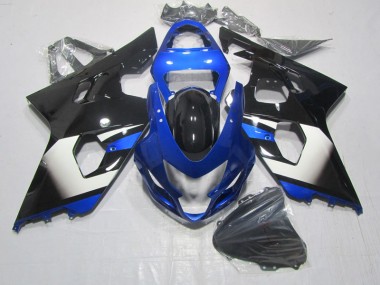 Schwarz Blau 04-05 Suzuki GSXR 600 Motorrad Verkleidung