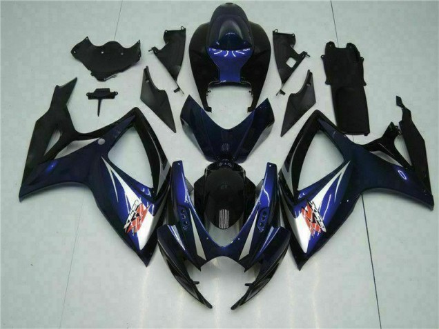 Schwarz Blau 06-07 Suzuki GSXR 600/750 Motorrad Verkleidungen Schwarz Blau 06-07 Suzuki GSXR 600/750 Motorrad Verkleidungen