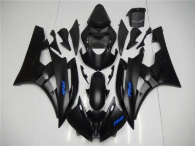 Schwarz Blau 06-07 Yamaha YZF R6 Motorrad Verkleidung