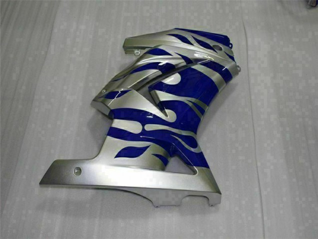 Schwarz Blau 08-12 Kawasaki EX250 Motorrad Verkleidung