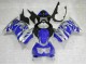 Schwarz Blau 08-12 Kawasaki EX250 Motorrad Verkleidung